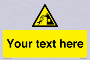 Custom warning roof avalanche